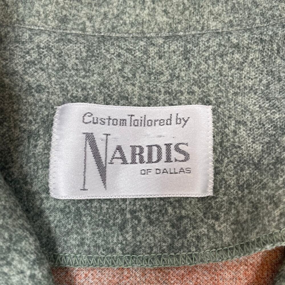 Nardis Vintage Plaid Wool Blend Button Up Shirt Jacket Brown Gray Women’s M - Picture 3 of 7